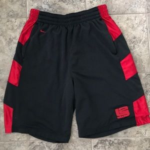 Red and Black Nike Shorts